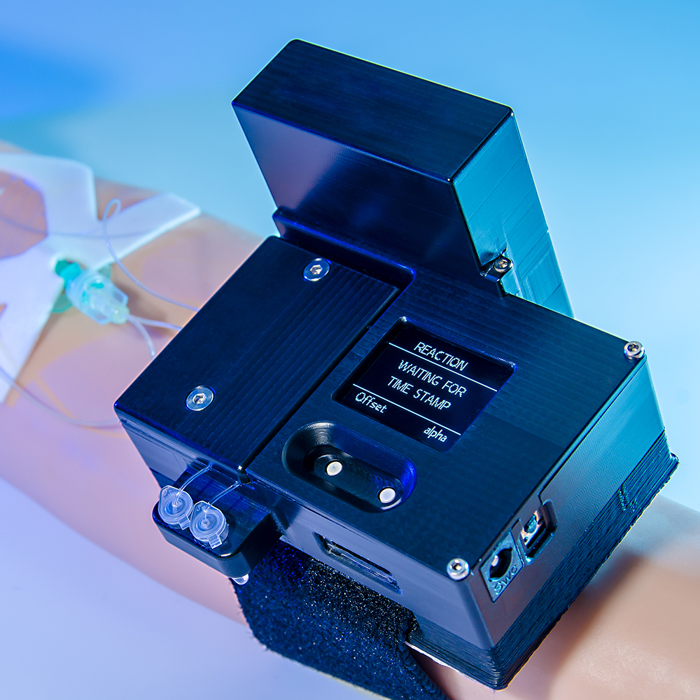 Portable optical glucose sensor