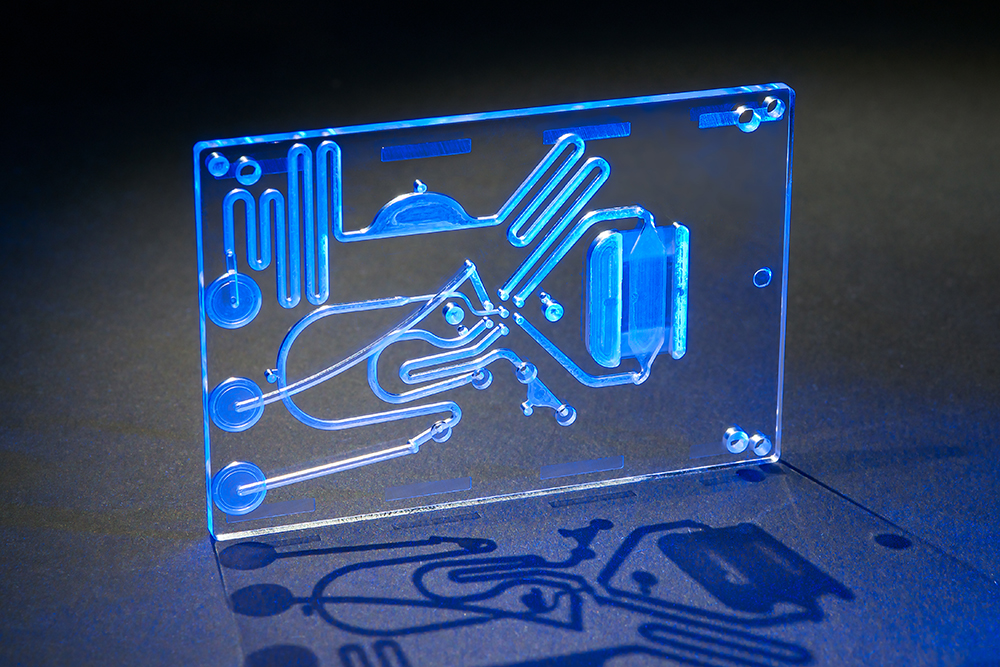 Mikrofluidischer Einweg-Chip
