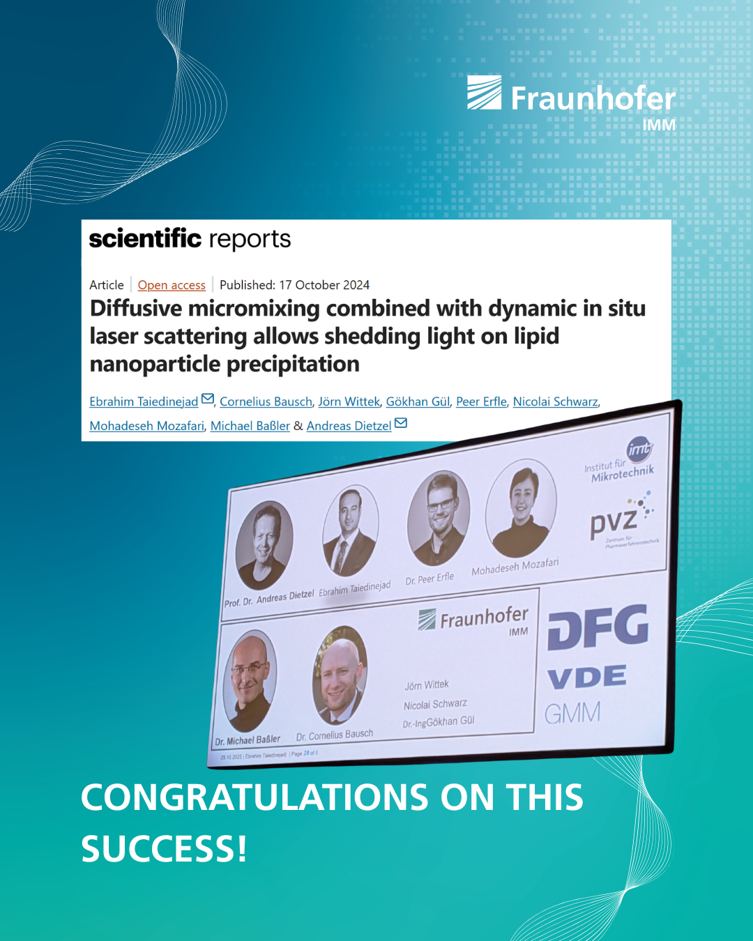 Lars Gössl after the defense of his doctoral theses.