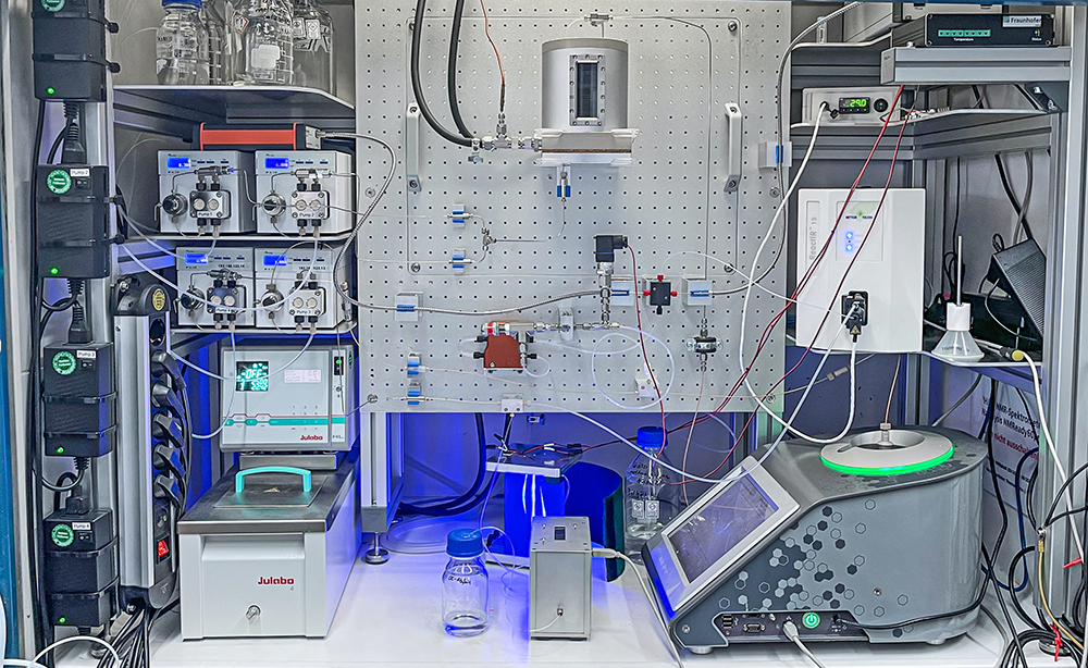 NMRplusX synthesis plant